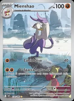 Mienshao card in Italian