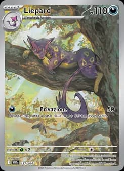Liepard card in Italian