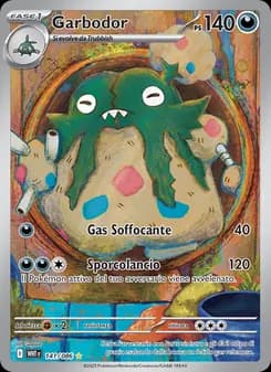 Garbodor card in Italian