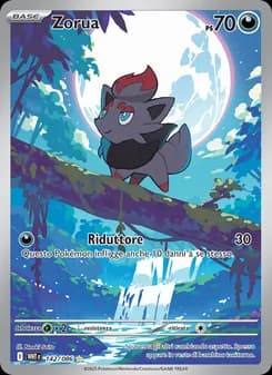 Zorua card in Italian