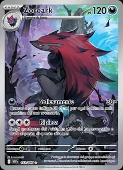 Zoroark card in Italian