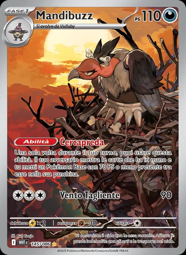 Mandibuzz card in Italian