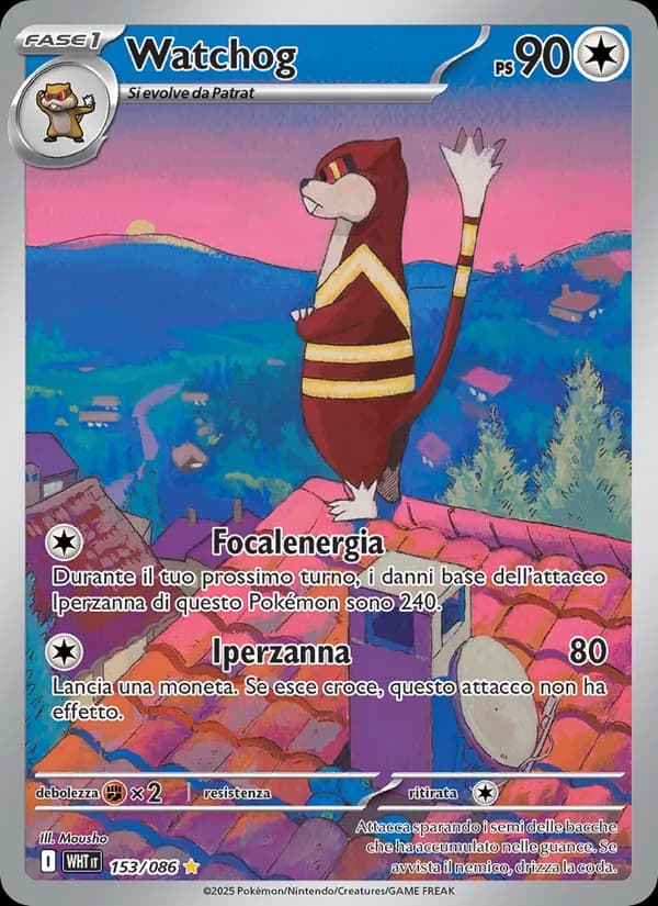 Watchog card in Italian