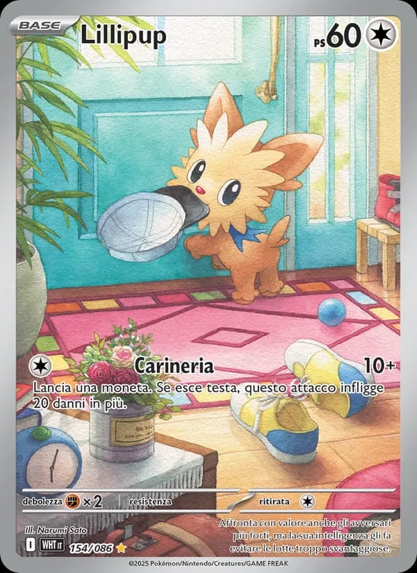 Lillipup card in Italian