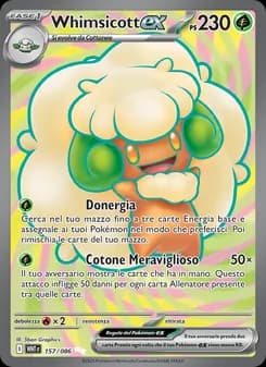 Whimsicott-ex card in Italian