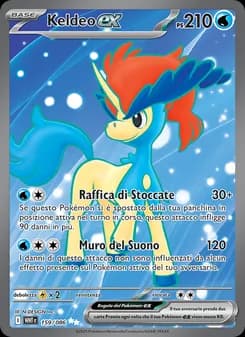 Keldeo-ex card in Italian