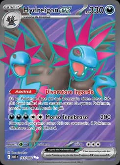 Hydreigon-ex card in Italian