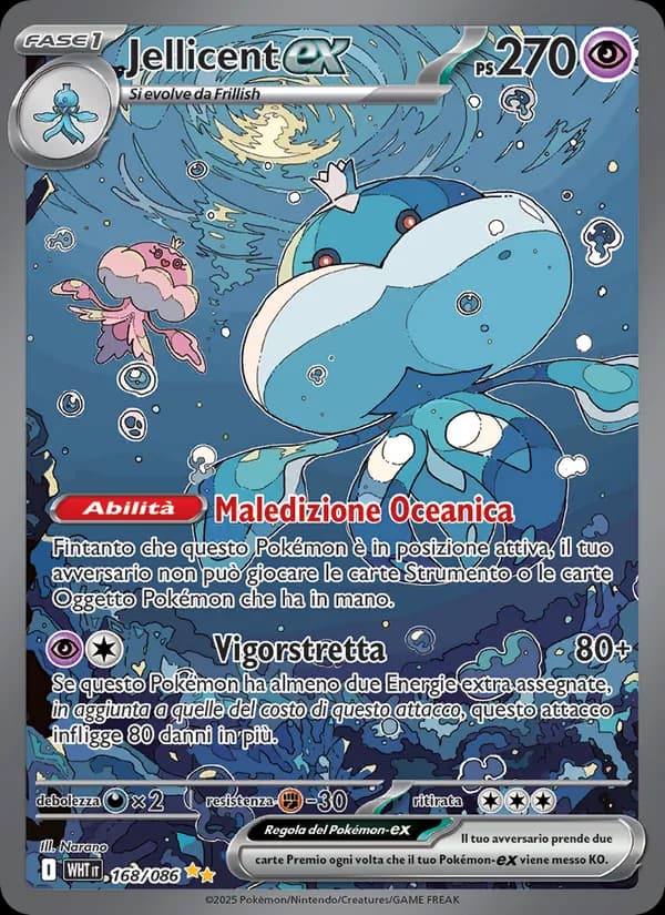 Jellicent-ex card in Italian