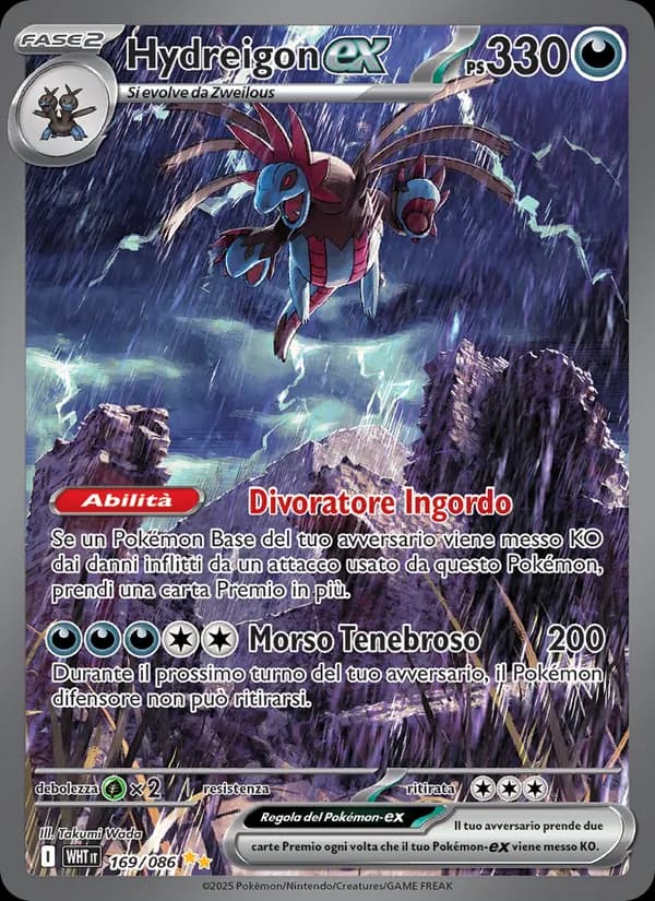 Hydreigon-ex card in Italian