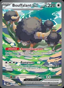 Bouffalant-ex card in Italian