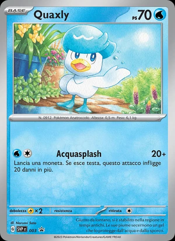 Quaxly card in Italian