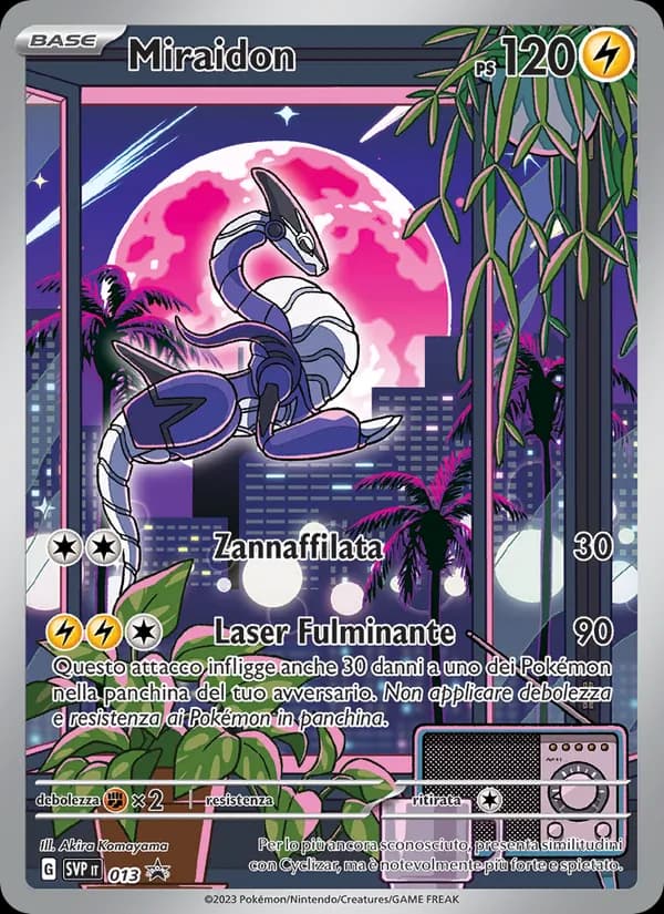 Miraidon card in Italian