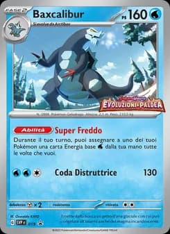 Baxcalibur card in Italian