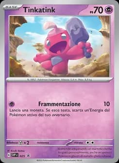 Tinkatink card in Italian