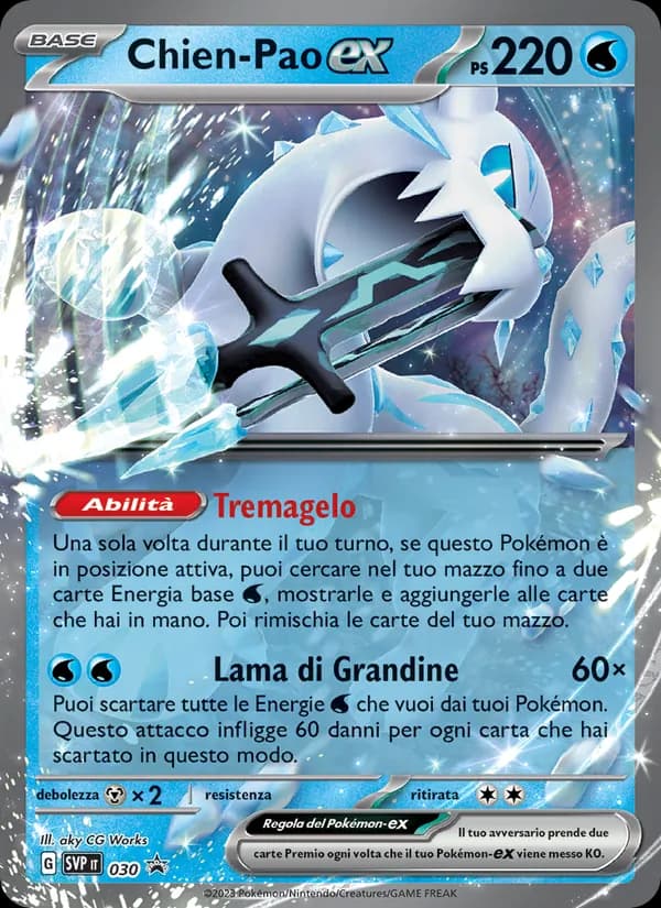 Chien-Pao-ex card in Italian