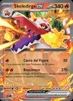 Skeledirge-ex card in Italian