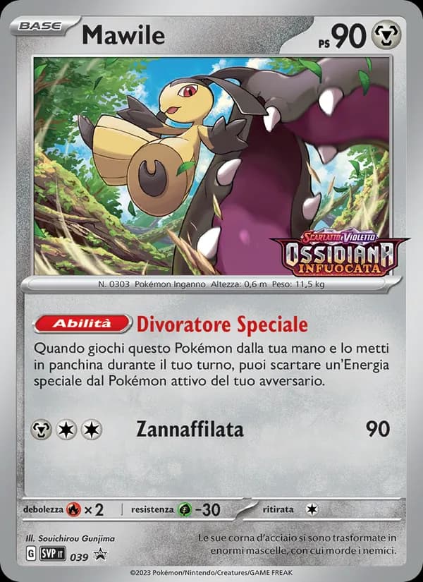 Mawile card in Italian