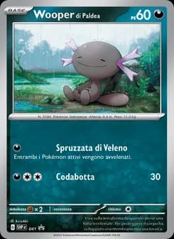Wooper di Paldea card in Italian