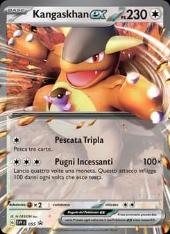 Kangaskhan-ex card in Italian