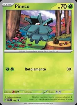 Pineco card in Italian