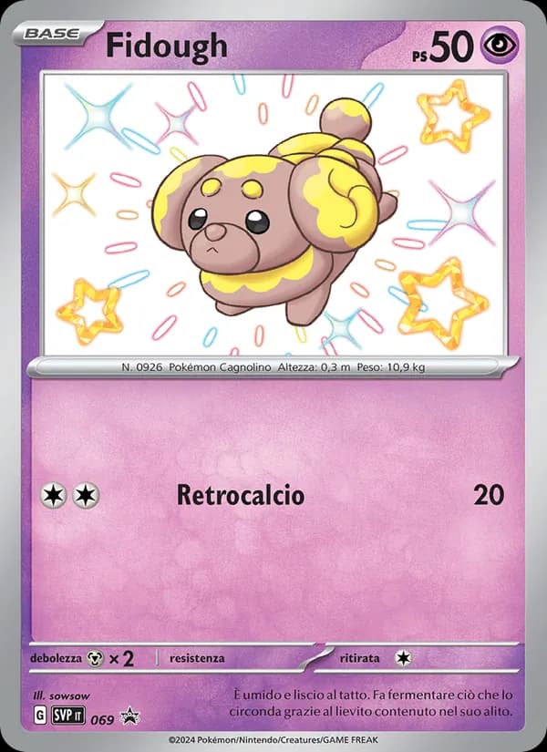 Fidough card in Italian