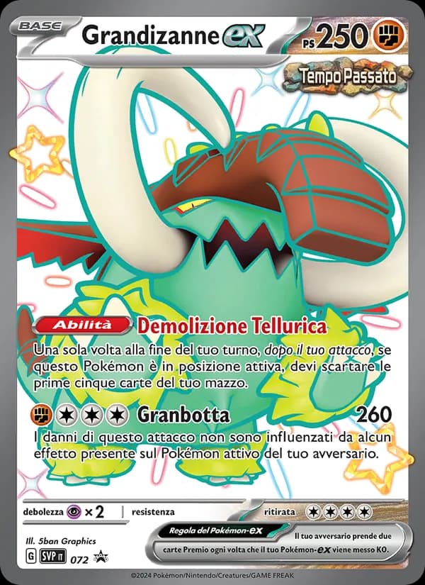 Grandizanne-ex card in Italian