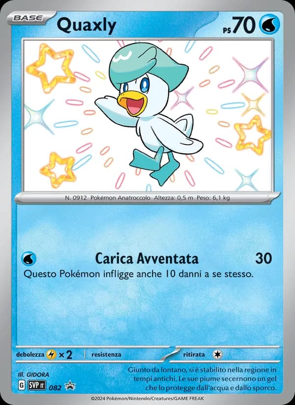 Quaxly card in Italian