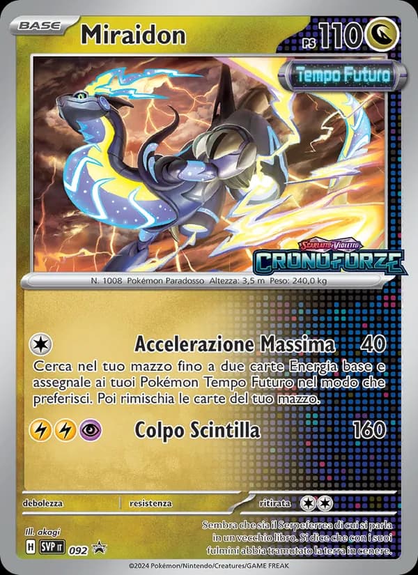 Miraidon card in Italian
