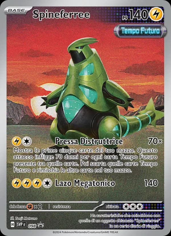Spineferree card in Italian