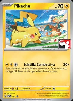 Pikachu card in Italian