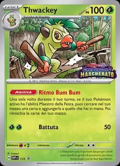 Thwackey card in Italian