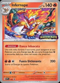 Infernape card in Italian