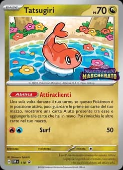 Tatsugiri card in Italian