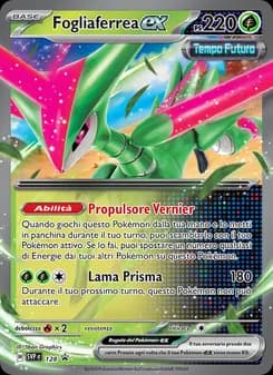 Fogliaferrea-ex card in Italian