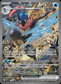 Greninja-ex card in Italian