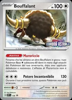Bouffalant card in Italian