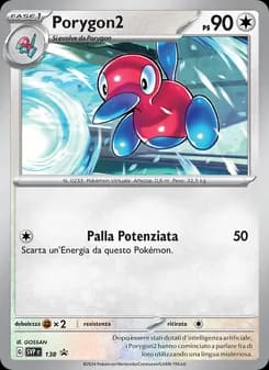 Porygon2 card in Italian
