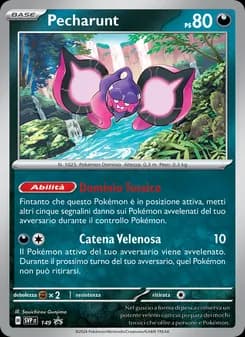 Pecharunt card in Italian