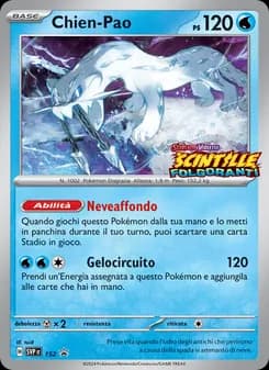 Chien-Pao card in Italian