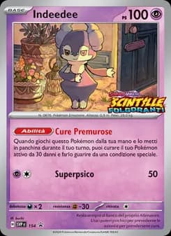 Indeedee card in Italian