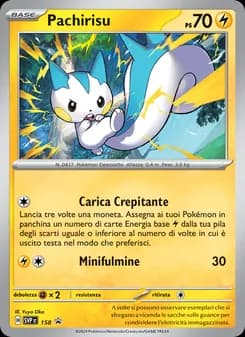 Pachirisu card in Italian