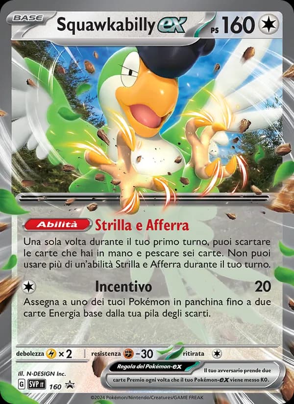 Squawkabilly-ex card in Italian