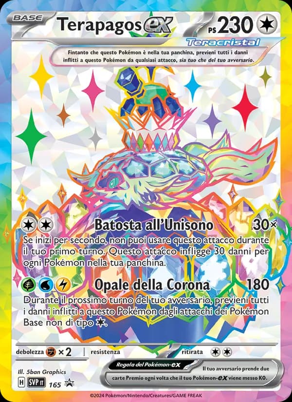 Terapagos-ex card in Italian