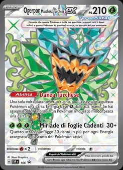 Ogerpon Maschera Turchese-ex card in Italian