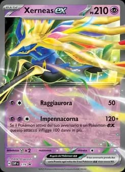 Xerneas-ex card in Italian
