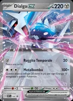 Dialga-ex card in Italian