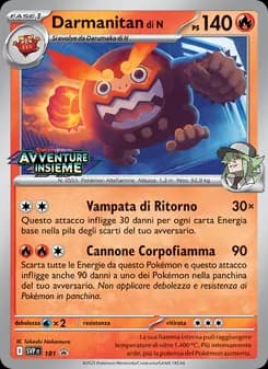 Darmanitan di N card in Italian
