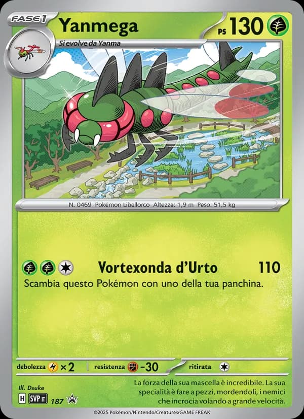 Yanmega card in Italian