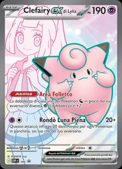 Clefairy-ex di Lylia card in Italian