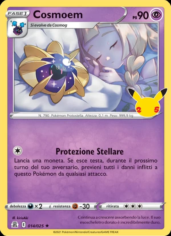 Cosmoem card in Italian